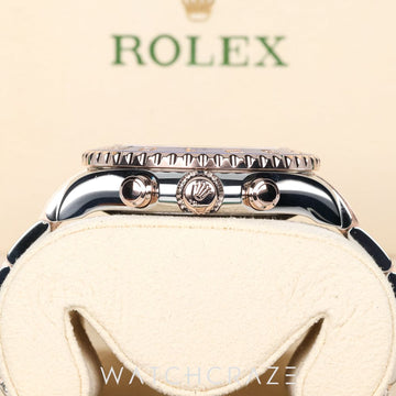 2018 ROLEX YACHT MASTER II TWO TONE ROSE GOLD AND STEEL 44MM 116681