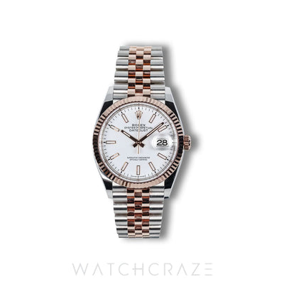2024 ROLEX DATEJUST WHITE DIAL 36MM 126231