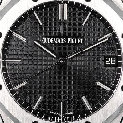 2020 AUDEMARS PIGUET SELF WINDING ROYAL OAK BLACK DIAL 41MM 15500ST.OO.1220ST.03