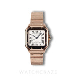 2021 CARTIER SANTOS DE CARTIER ROSE GOLD WGSA0008