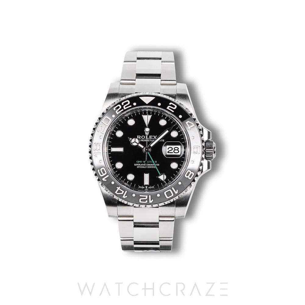 2024 ROLEX GMT MASTER II BRUCE WAYNE 40MM 126710GRNR