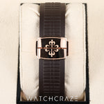 2020 PATEK PHILIPPE ARUANAUT ROSE GOLD BROWN DIAL 40MM 5167R-001