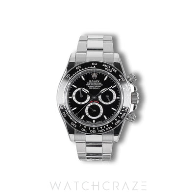 2025 ROLEX COSMOGRAPH DAYTONA BLACK DIAL 40MM 126500LN