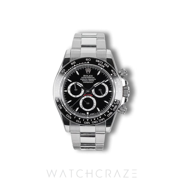 2025 ROLEX COSMOGRAPH DAYTONA BLACK DIAL 40MM 126500LN