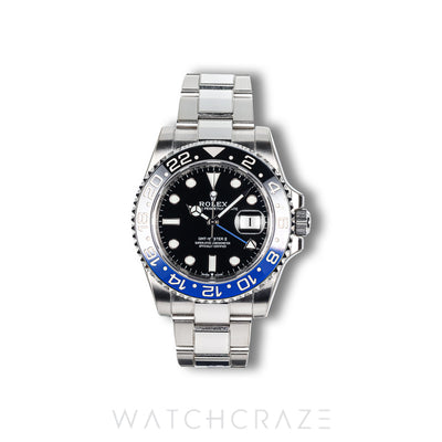 2022 ROLEX GMT MASTER II BATMAN 40MM 126710BLNR
