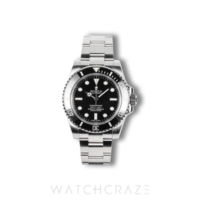2013 ROLEX SUBMARINER NO DATE BLACK DIAL 40MM 114060