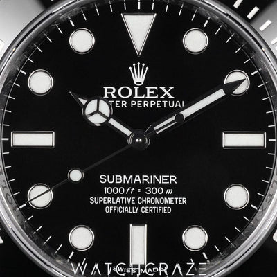 2013 ROLEX SUBMARINER NO DATE BLACK DIAL 40MM 114060