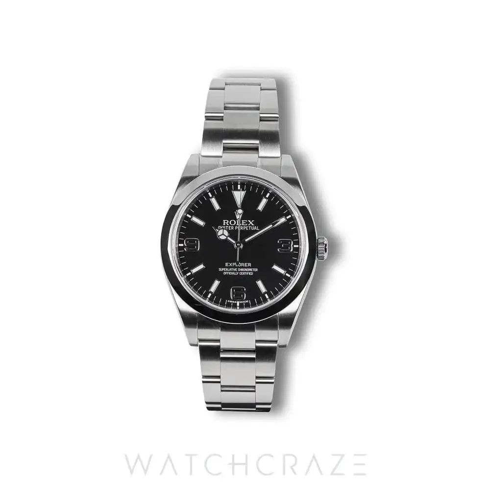 2015 ROLEX EXPLORER BLACK DIAL 39MM 214270