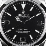 2015 ROLEX EXPLORER BLACK DIAL 39MM 214270
