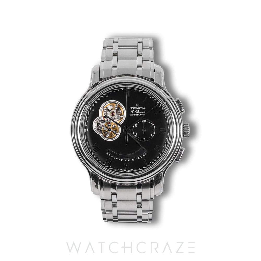 ZENITH EL PRIMERO CHRONOMASTER OPEN BLACK DIAL 45MM 03.1260.4021