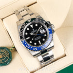 2022 ROLEX GMT MASTER II BATMAN 40MM 126710BLNR