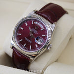 2021 ROLEX DAY-DATE CHERRY RED 36MM 118139