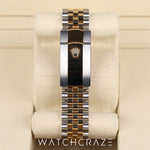 2025 ROLEX DATEJUST TWO TONE YELLOW GOLD AND STEEL WIMBLEDON DIAL 41MM 126333