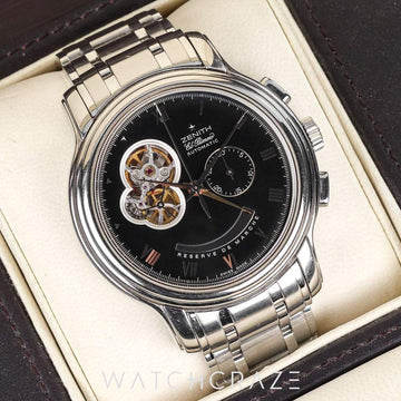ZENITH EL PRIMERO CHRONOMASTER OPEN BLACK DIAL 45MM 03.1260.4021