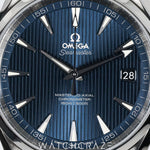 2018 OMEGA SEAMASTER AQUA TERRA BLUE DIAL 41MM 23113422103001