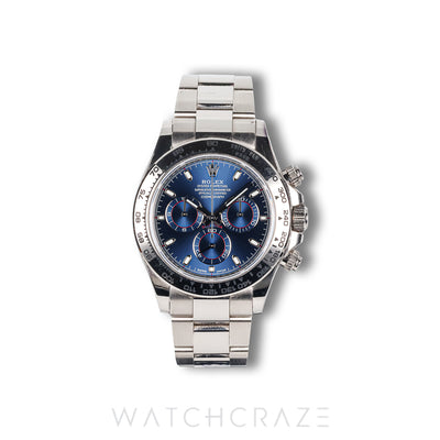 2018 ROLEX COSMOGRAPH DAYTONA WHITE GOLD JOHN MAYER 40MM 116509