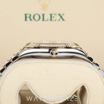 2025 ROLEX DATEJUST TWO TONE YELLOW GOLD AND STEEL WIMBLEDON DIAL 41MM 126333