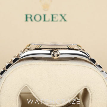 2026 ROLEX DATEJUST TWO TONE YELLOW GOLD WIMBLEDONE DIAL 41MM 126333