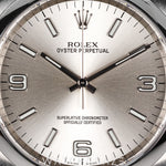 2013 ROLEX OYSTER PERPETUAL DISCONTINUED SILVER DIAL 116000 (SERVICE BY ROLEX 2026)