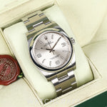 2013 ROLEX OYSTER PERPETUAL DISCONTINUED SILVER DIAL 116000 (SERVICE BY ROLEX 2026)