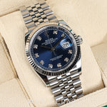 2022 ROLEX DATEJUST 36MM BLUE DIAMOND DIAL 126234