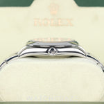2013 ROLEX OYSTER PERPETUAL DISCONTINUED SILVER DIAL 116000 (SERVICE BY ROLEX 2026)