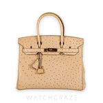 2015 HERMES BIRKIN 30 PATCHEMIN GOLD HARDWARE