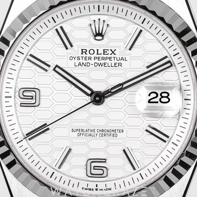 2026 ROLEX LAND-DWELLER WHITE DIAL 40MM 127334