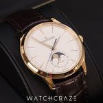 2023 JAEGER LE-COULTRE MASTER ULTRA THIN MOONPHASE ROSE GOLD WHITE DIAL 39MM Q1362510