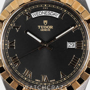 2020 TUDOR ROYAL TWO TONE YELLOW GOLD AND STEEL BLACK DIAL 41MM 79503