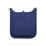 2015 HERMES EVERLYNE 16 SAPPHIRE/NOIR SAPPHIRE