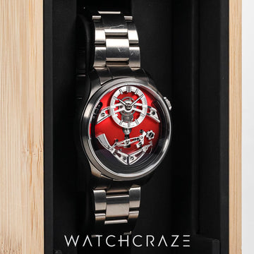 2024 CHRISTOPHER WARD C1 BEL CANTO THE RED ONE 41MM C01-41APT2-T0AM1