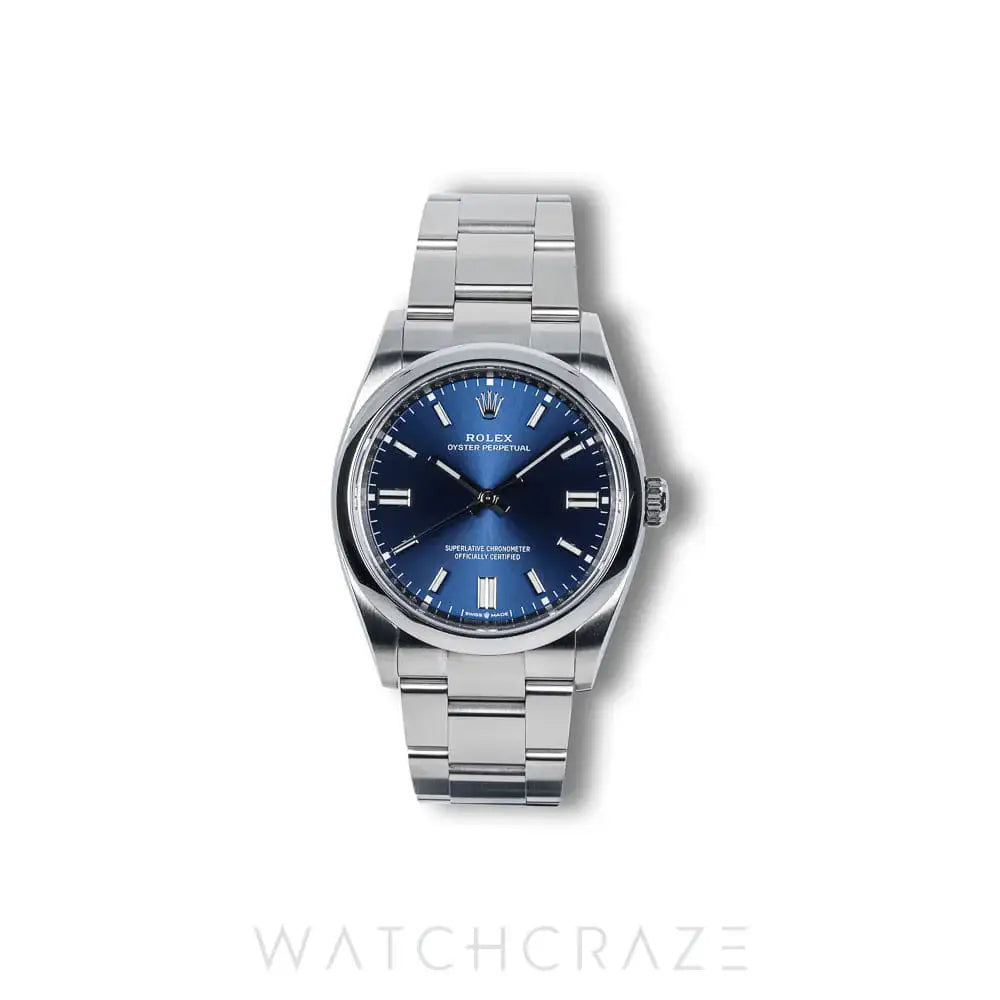 2023 ROLEX OYSTER PERPETUAL BLUE DIAL 36MM 126000