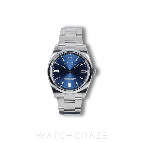 2023 ROLEX OYSTER PERPETUAL BLUE DIAL 36MM 126000