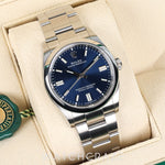 2023 ROLEX OYSTER PERPETUAL BLUE DIAL 36MM 126000