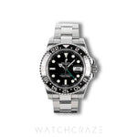 2011 ROLEX GMT MASTER II BLACK DIAL 40MM 116710LN