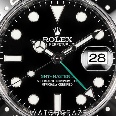 2011 ROLEX GMT MASTER II BLACK DIAL 40MM 116710LN