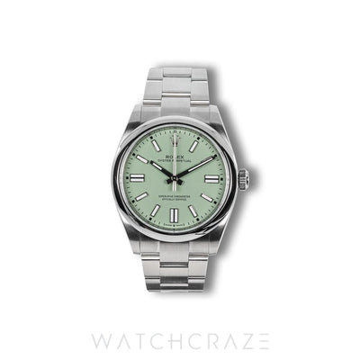 2025 ROLEX OYSTER PERPETUAL PISTACHIO DIAL 41MM 134300