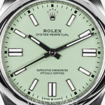 2025 ROLEX OYSTER PERPETUAL PISTACHIO DIAL 41MM 134300