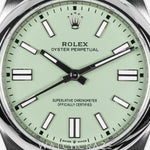2025 ROLEX OYSTER PERPETUAL PISTACHIO DIAL 41MM 134300