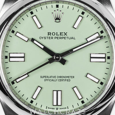 2025 ROLEX OYSTER PERPETUAL PISTACHIO DIAL 41MM 134300