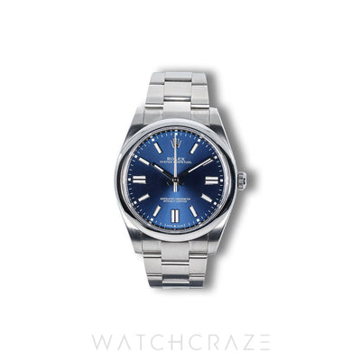 2025 ROLEX OYSTER PERPETUAL BLUE DIAL 41MM 124300