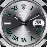 2024 ROLEX DATEJUST WIMBLEDON DIAL 41MM 126300