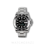 2018 ROLEX GMT MASTER II BLACK DIAL 40MM 116710LN
