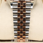 2025 ROLEX DATEJUST TWO TONE ROSE GOLD RHODIUM DIAL 36MM 126231