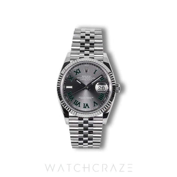 2022 ROLEX DATEJUST FLUTED JUBILEE WIMBLEDON 36MM 126234