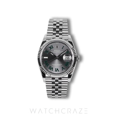 2022 ROLEX DATEJUST FLUTED JUBILEE WIMBLEDON 36MM 126234