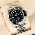 2018 ROLEX SUBMARINER NO DATE BLACK DIAL 40MM 114060