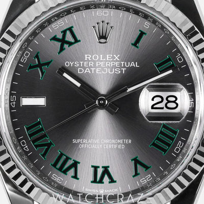 2022 ROLEX DATEJUST FLUTED JUBILEE WIMBLEDON 36MM 126234