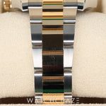 2023 ROLEX DATEJUST TWO TONE YELLOW GOLD AND STEEL GREY DIAL SMOOTH BEZEL OYSTER 41MM 126303